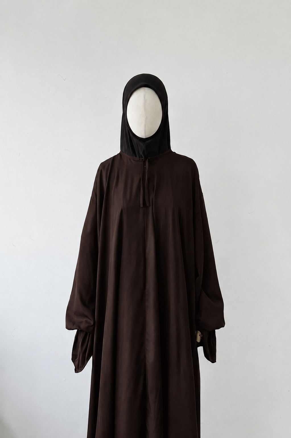 Telekung Boyan Fatima- DARK BROWN