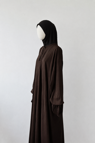 Telekung Boyan Fatima- DARK BROWN