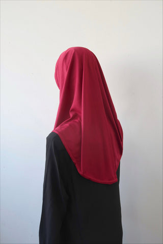 Instant Basics (SAD) Dri-Fit with Ear Slit M- MAROON RED